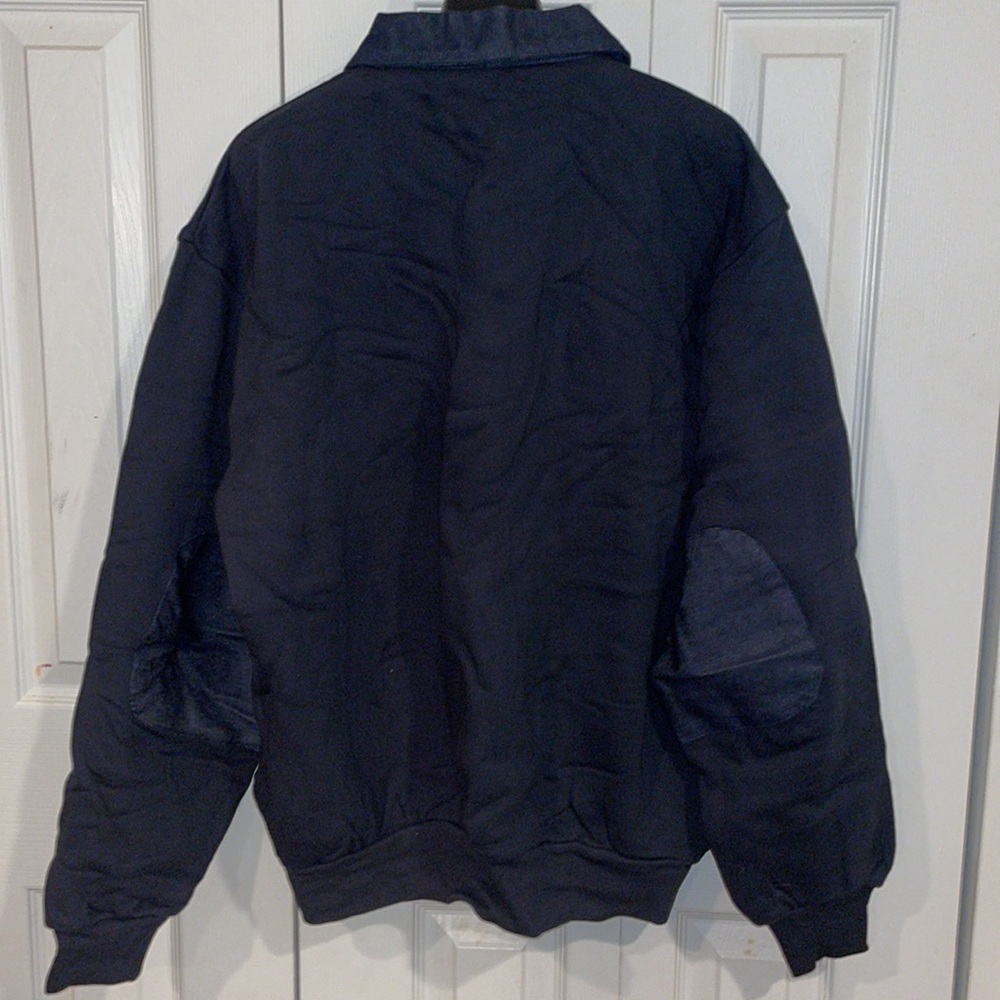 Navy Collared Pullover - Picture 5 of 7